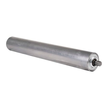 Omni Metalcraft 1.9" Dia. x 9 Ga. Steel Roller for 17" O.A.W. Omni Conveyors, ABEC Bearings 42215-17-GP